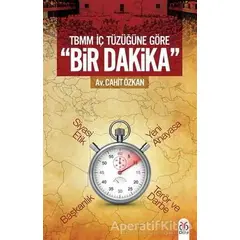 TBMM İçtüzüğüne Göre Bir Dakika - Cahit Özkan - DBY Yayınları