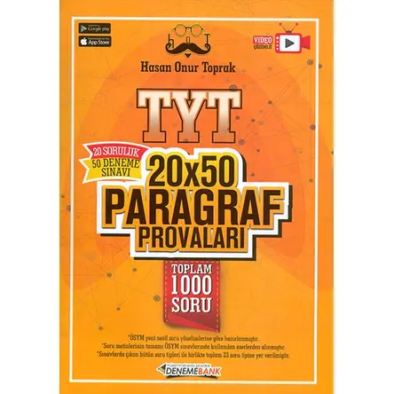 TYT 20x50 Paragraf Provaları DenemeBank