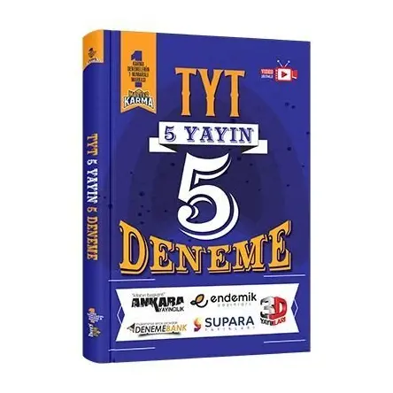 TYT 5 Yayın 5 Deneme Master Karma Yayınları