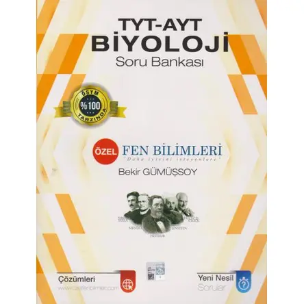 TYT AYT Biyoloji Soru Bankası Özel Fen Bilimleri