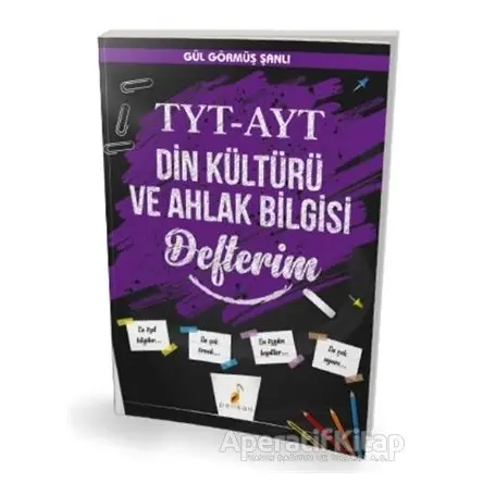 TYT-AYT Din Kültürü ve Ahlak Bilgisi Defterim Pelikan Tıp Teknik Yayıncılık