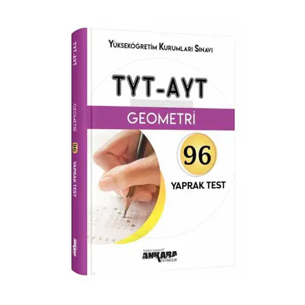 TYT AYT Geometri 96 Yaprak Test ?Ankara Yayıncılık