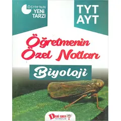 TYT AYT Biyoloji Öğretmenin Özel Notları Dahi Adam Yayınları