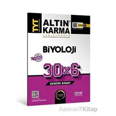 Altınkarma TYT Biyoloji 30x6 Deneme Sınavı