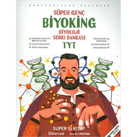 TYT Biyoloji Süper Genç Biyoking Soru Bankası Süper Kitap
