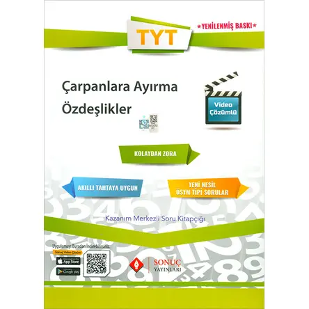 TYT Çarpanlara Ayırma Özdeşlikler Sonuç Yayınları