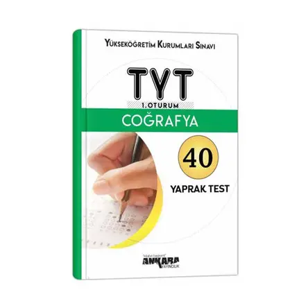 TYT Coğrafya 40 Yaprak Test ?Ankara Yayıncılık