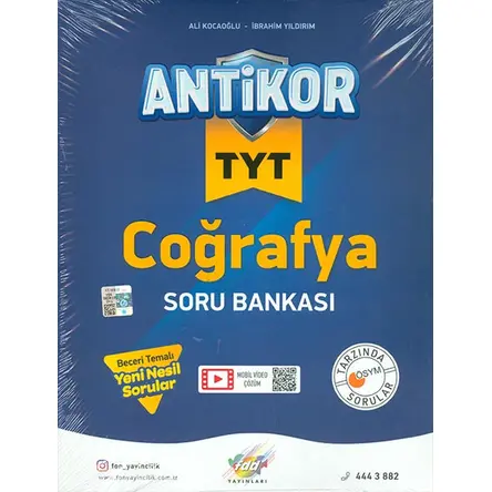 TYT Coğrafya Antikor Soru Bankası FDD Yayınları