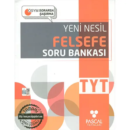 TYT Felsefe Soru Bankası Pascal Yayınları