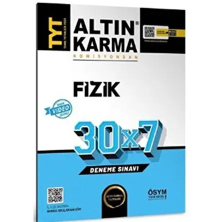 Altın Karma Yayınları TYT Fizik 30 x 7 Deneme