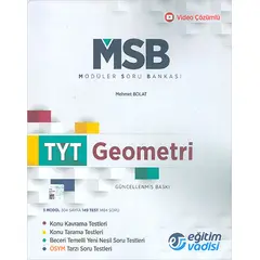 Eğitim Vadisi TYT Geometri Modüler Soru Bankası Video Çözümlü (Kampanyalı)