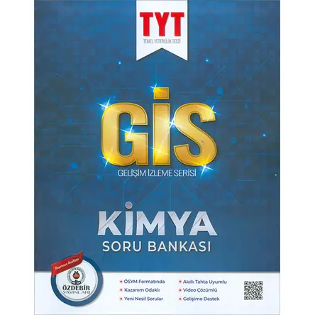 TYT Kimya GİS Soru Bankası Özdebir Yayınları