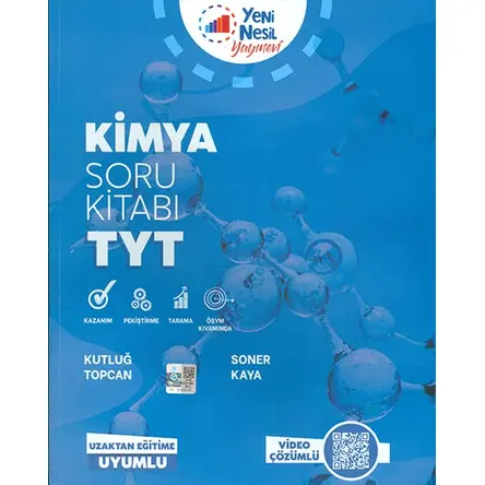 TYT Kimya Soru Kitabı Yeni Nesil Yayınları