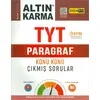 Altın Karma TYT Paragraf Konu Konu Çıkmış Sorular Kolay Orta Zor