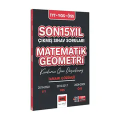 Yargı TYT-YGS-ÖSS Son Matematik-Geometri Tamamı Çözümlü Son 15 Yıl Çıkmış Sınav Soruları