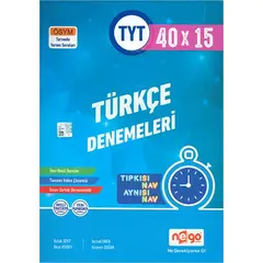 Nego TYT Türkçe Tamamı Video Çözümlü 40x15 Branş Deneme