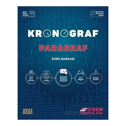 TYT Kronograf Paragraf Soru Bankası Esen Yayınları