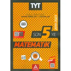 Son 5 Yılın Çıkmış TYT Matematik Soruları 2019-2023 A Yayınları