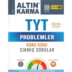 Altın Karma TYT Problemler Konu Konu Çıkmış Sorular