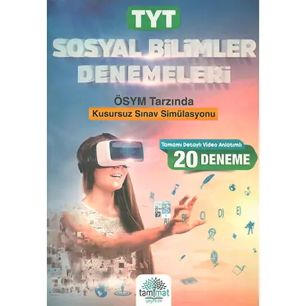 TYT Sosyal Bilimler 20li Denemeleri Tammat Yayıncılık