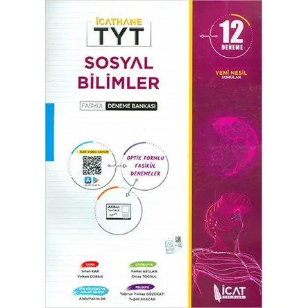 TYT Sosyal Bilimler Deneme Bankası İcat Yayınları