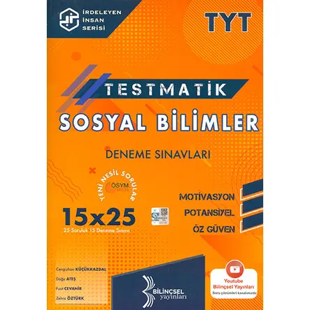 Bilinçsel TYT Sosyal Bilimler Testmatik Deneme Sınavları