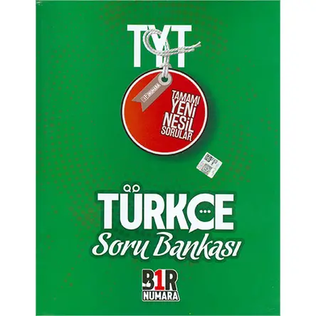 TYT Türkçe Soru Bankası Bir Numara Yayınları