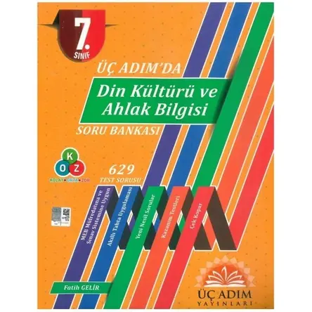 Üç Adım 7. Sınıf Üç Adımda Din Kültürü ve Ahlak Bilgisi Soru Bankası