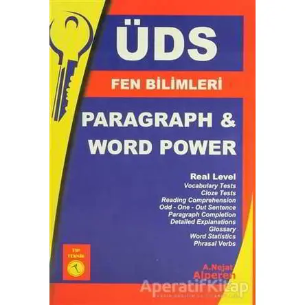 ÜDS Fen Bilimleri Paragrahp & Word Power - A. Nejat Alperen - Pelikan Tıp Teknik Yayıncılık