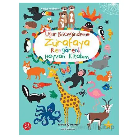 Uğur Böceğinden Zürafaya Rengarenk Hayvan Kitabım - Nastja Holtfreter - İş Bankası Kültür Yayınları