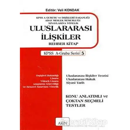 Uluslaarası İlişkiler Rehber Kitap - Kolektif - Arın Yayınları