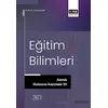 Eğitim Bilimleri Alanında Uluslararası Araştırmalar XVI