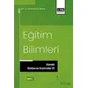 Eğitim Bilimleri Alanında Uluslararası Araştırmalar XX