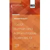 International Research in Social, Human and Administrative Sciences XX