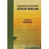 Uluslararası Belgelerde Azınlık Hakları - Zeri İnanç - Ütopya Yayınevi