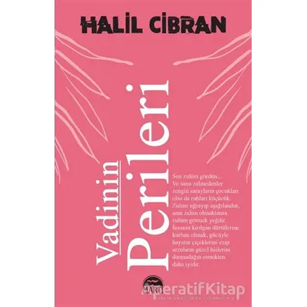 Vadinin Perileri - Halil Cibran - Martı Yayınları