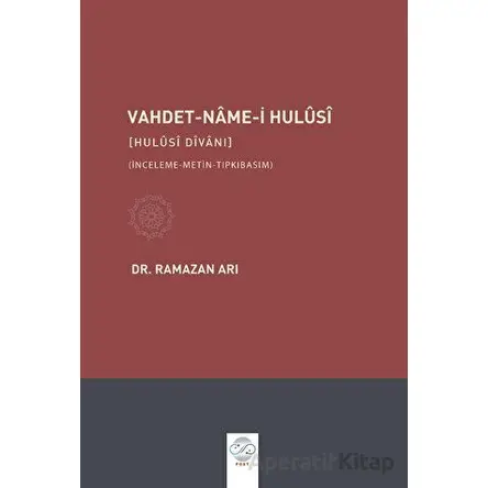 Vahdet - Name-i Hulusi - Kolektif - Post Yayınevi