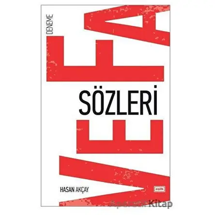 Veda Sözleri - Hasan Akçay - Eşik Yayınları