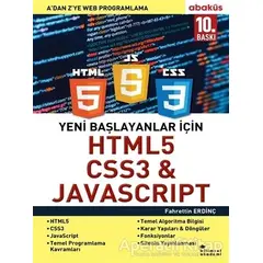 Yeni Başlayanlar İçin HTML5, CSS3 ve Javascript - Fahrettin Erdinç - Abaküs Kitap