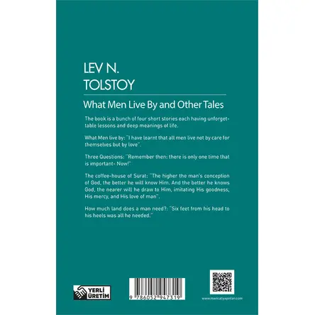 What Men Live By - Lev Tolstoy (İngilizce) Maviçatı Yayınları