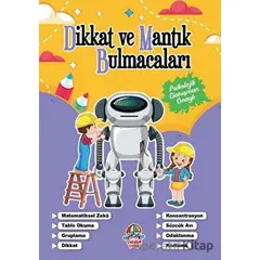 Dikkat Ve Mantık Bulmacaları - Mor Kitap - Kolektif - Yağmur Çocuk