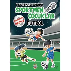 Çıkartmalı Boyama - Sportmen Çocuklar - Futbol - Anonim - Yağmur Çocuk