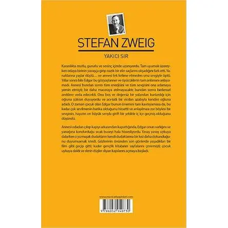 Yakıcı Sır - Stefan Zweig - Maviçatı Yayınları