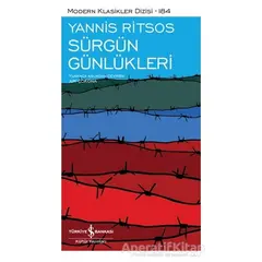 Sürgün Günlükleri - Yannis Ritsos - İş Bankası Kültür Yayınları