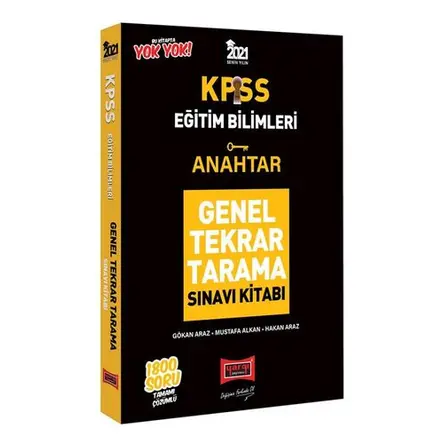 Yargı 2021 KPSS Eğitim Bilimleri Anahtar Genel Tekrar Tarama Çözümlü 1800 Soru Kitabı