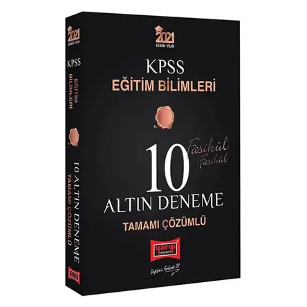 Yargı 2021 KPSS Eğitim Bilimleri Çözümlü Altın 10 Fasikül Deneme