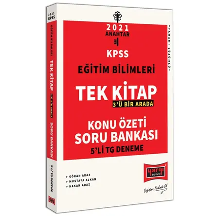 Yargı 2021 KPSS Eğitim Bilimleri Tek Kitap Konu Özetli Soru Bankası