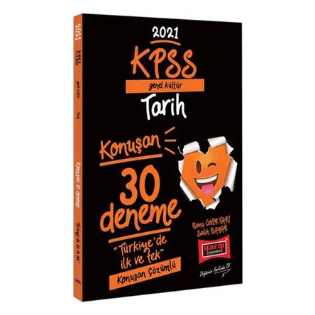 Yargı 2021 KPSS Tarih Konuşan 30 Deneme