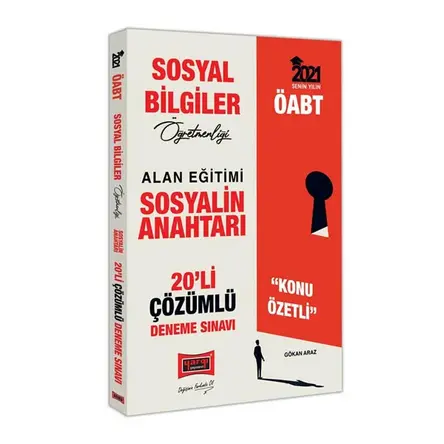 Yargı 2021 ÖABT Sosyal Bilgiler Öğretmenliği Sosyalin Anahtarı Konu Özetli 20li Çözümlü Deneme