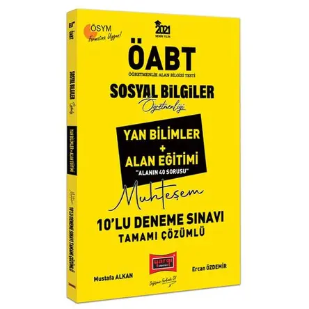 Yargı 2021 ÖABT Sosyal Bilgiler Öğretmenliği Yan Bilimler Çözümlü 10lu Deneme Sınavı